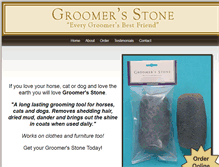 Tablet Screenshot of groomersstone.com